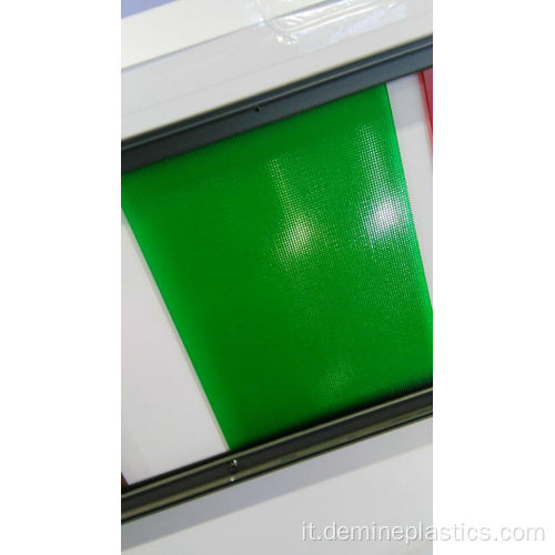 Lastra prismatica in policarbonato di plastica da 1,5 mm di vendita calda